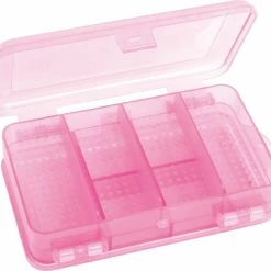 Promo 😀 Fladen 10 Section Bait Box Double 142 x 85 x 45mm - Pink 😀