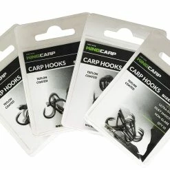 Brand new 🧨 Kingcarp 10pk Teflon 🧥 Coated Carp Hooks ⌛