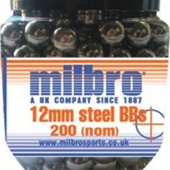 Wholesale ✔️ Milbro 12mm Steel Heavy Catapult Ammo (200 Tub) 🛒