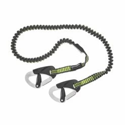 Best Pirce 🎁 Spinlock Performance Safety Line 🛒 -Glasgow Angling Sales 2 clip elasticated safety line