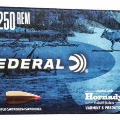 Promo 😍 Federal .22-250 Rem 40 Grain V-Max ✨
