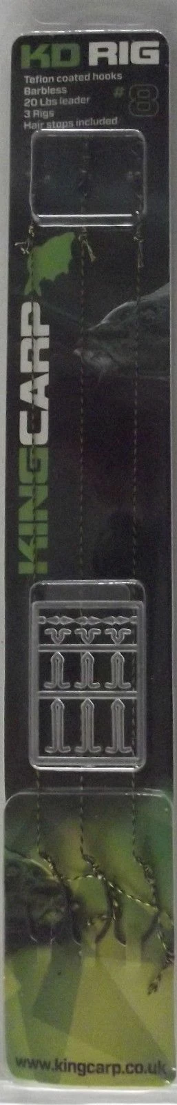 Outlet 😀 Kingcarp 3pk KD Rigs Barbless inc. Hairstops ⭐ 1 Outlet 😀 Kingcarp 3pk KD Rigs Barbless inc. Hairstops ⭐