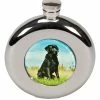 Best Sale ⭐ Bisley 4.5oz Round Labrador Hip Flask 🎁