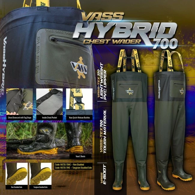 Best Pirce 👍 Vass Hybrid 700 Chest Wader 🎁 2 Best Pirce 👍 Vass Hybrid 700 Chest Wader 🎁 - Image 2