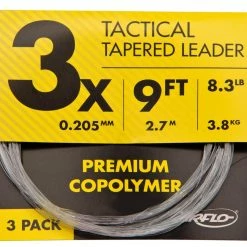 Flash Sale ⌛ Airflo HT Tactical Tapered Leader 9ft 3 Pack 😉