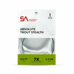 Cheap 👏 Scientific Anglers Absolute Trout Stealth Leader 9ft ✨