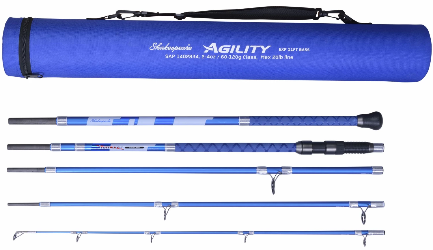 Wholesale 🥰 Shakespeare Agility 2 Expedition Bass 11ft 60-120g 🧨 1 Wholesale 🥰 Shakespeare Agility 2 Expedition Bass 11ft 60-120g 🧨