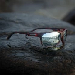 Best deal ⌛ Guideline Ambush 👓 Sunglasses Matte Clear Demi Red Frame Grey Silver Lens 🌟 -Glasgow Angling Sales ambush sunglasses demi red outer