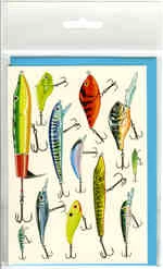 Brand new 🌟 Angling Knots Andy Steer Greetings Cards Hard Lures 💯