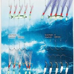 Wholesale 🎁 Fladen 4pk Assorted Sabiki & Feathers 🔔