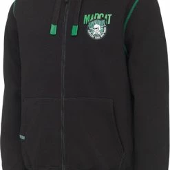 Outlet ❤️ MADCAT Badge Logo Zip Hoodie Black Caviar ❤️