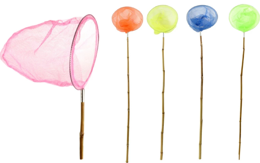 Outlet 🛒 Axia Bamboo Fishing Net Assorted Colours 🎉 1 Outlet 🛒 Axia Bamboo Fishing Net Assorted Colours 🎉