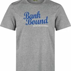 New 😍 Prologic Bank Bound Custom T-Shirt ✔️ -Glasgow Angling Sales bank bound custom light grey melange