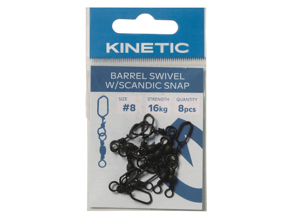 Discount ❤️ Kinetic Barrel Swivel with Scandic Snap ⌛ 2 Discount ❤️ Kinetic Barrel Swivel with Scandic Snap ⌛ - Image 2