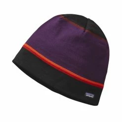 Discount 🎁 Patagonia Beanie Hat ⌛ -Glasgow Angling Sales beanie hat coastline stripe black