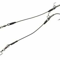 Discount 🎉 Kinetic Big Fish Stinger 200lbs 200mm #9/0 Black 2pcs 🥰