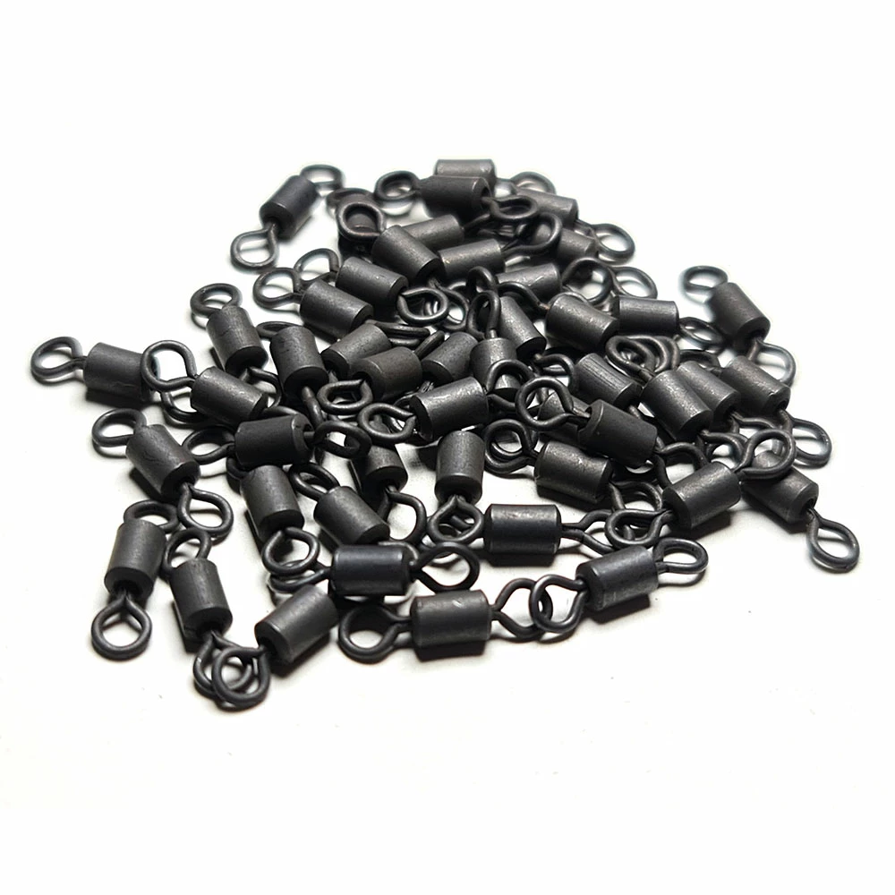 New π TF Gear Big Eye Rolling Swivels Sz8 20pc π 1 New π TF Gear Big Eye Rolling Swivels Sz8 20pc π