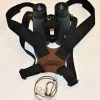 Promo 👍 Mjoelner Binocular Carrying Harness Black Webbing/Leather 🤩