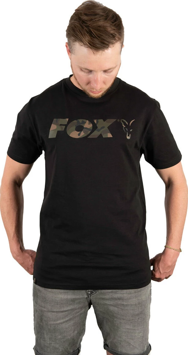 Best Sale 😉 Fox Black Camo Print T-Shirt 🔥 1 Best Sale 😉 Fox Black Camo Print T-Shirt 🔥