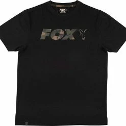 Best Sale 😉 Fox Black Camo Print T-Shirt 🔥 6 Best Sale 😉 Fox Black Camo Print T-Shirt 🔥 -Glasgow Angling Sales black camo print t 4