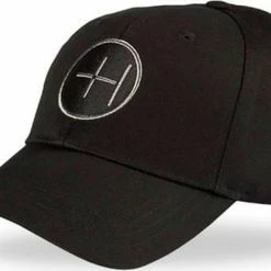 New 👍 Hawke Black Cotton Twill Cap (One Size) ✔️