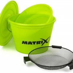 Flash Sale 🛒 Fox Matrix Bucket Set with Tray And Riddle - Lime ⌛