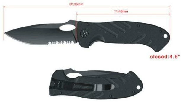 Best Sale ❤️ Buffalo River Maxim Folder ½ Serated 3.5 in With Clip 👏 1 Best Sale ❤️ Buffalo River Maxim Folder ½ Serated 3.5 in With Clip 👏