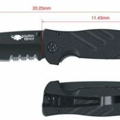 Best reviews of 🛒 Buffalo River Maxim Folder ½ Serrated Utility 3.5" Knife With Clip 😉