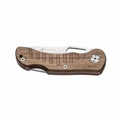 Cheap 🎉 Beretta Bushbuck Folding Knife Walnut/Orange G10 85mm Blade 👏 -Glasgow Angling Sales bushbuck folding knife walnut orange g10 85mm blade c