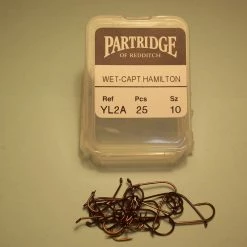 Coupon 🤩 Partridge Captain Hamilton Wet YL2A Fly Hooks 10pc 🌟