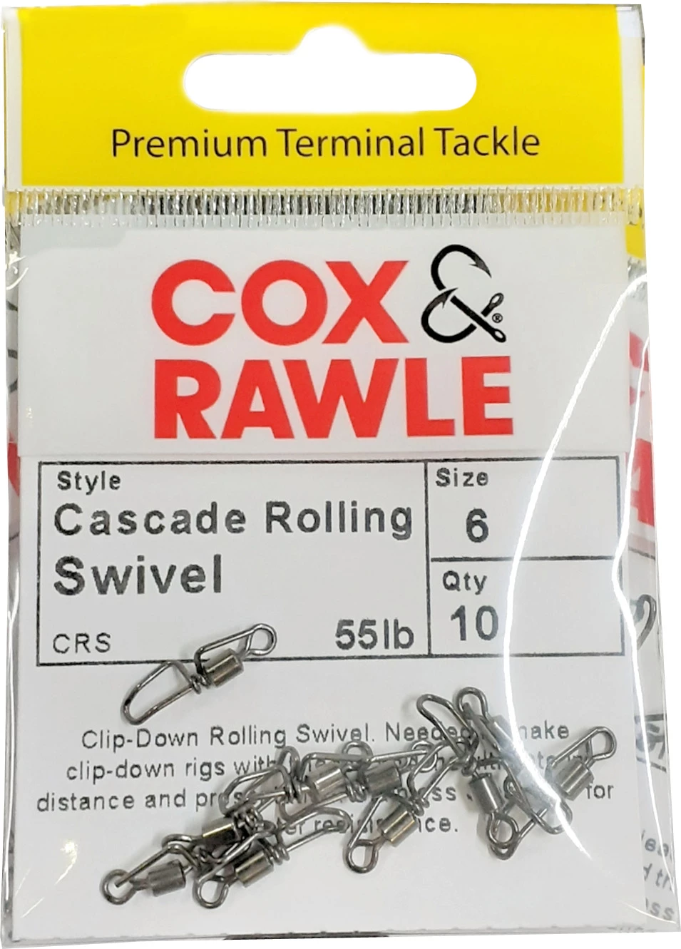 Cheap 🥰 Cox & Rawle Cascade Rolling Swivel Black Nickel Size 6 10pc 55lb 🤩 1 Cheap 🥰 Cox & Rawle Cascade Rolling Swivel Black Nickel Size 6 10pc 55lb 🤩