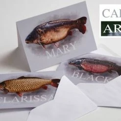 Deals ⌛ Carp Art Colin Eaton Classic Carp Greetings Card 🎉
