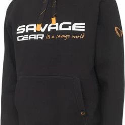 New 💯 Savage Gear Cosmo Hoodie Black Ink ⌛