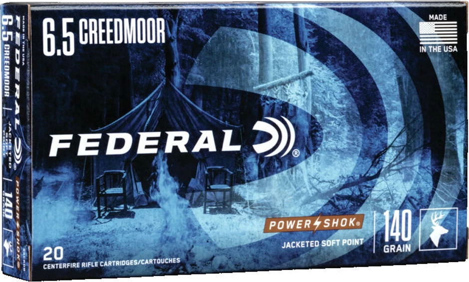 Discount ⭐ Federal Power-Shok 6.5 Creedmoor 140gr Soft Point 🧨 1 Discount ⭐ Federal Power-Shok 6.5 Creedmoor 140gr Soft Point 🧨