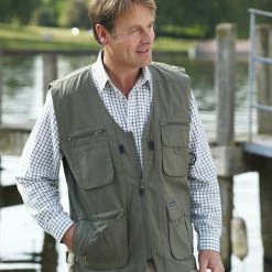 Cheapest 🤩 Champion Dale Cotton Waistcoat Olive 😍