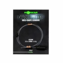 Cheap ❤️ Korda Dark Matter Heli Safe Leader 1m 30lb 🔥