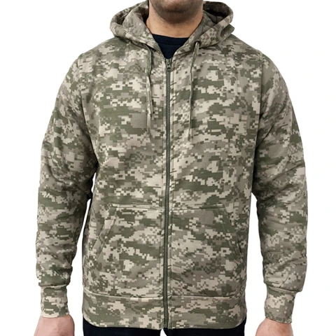 Discount 🔥 Game Digital Camouflage Zip Hoodie 🥰 3 Discount 🔥 Game Digital Camouflage Zip Hoodie 🥰 - Image 3