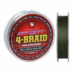 Wholesale 🎉 DAM Effzett 4-Braid 2000m 0.08mm 3.6kg 8lb Moss Green 🛒