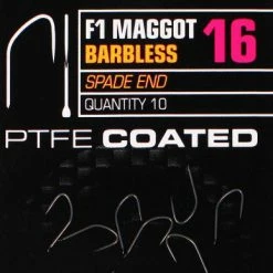 Brand new 🎁 Korda F1 Maggot Hook 10pc 😀 -Glasgow Angling Sales f1 maggot hooks sz16