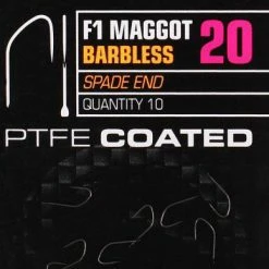 Brand new 🎁 Korda F1 Maggot Hook 10pc 😀 -Glasgow Angling Sales f1 maggot hooks sz20