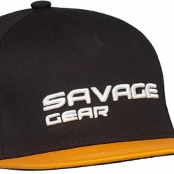 Wholesale 😀 Savage Gear Flat Peak 3D Logo Cap Black Ink 😍