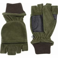 Coupon 🛒 Jack Pyke Fleece Shooters Mitt Green ⭐