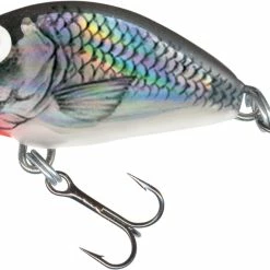 Promo ⌛ Salmo Tiny Lures 🥰 -Glasgow Angling Sales floating tiny 3cm crankbait lures holographic grey shiner