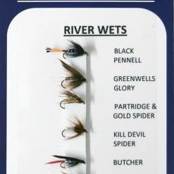 Best Sale 👍 Stillwater Fly Selection 6 x River Wets ❤️
