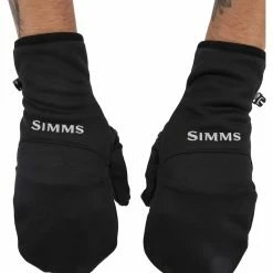 Budget 🧨 Simms Freestone F/O Mitt Black 🛒 -Glasgow Angling Sales freestone f o mitt black alt 4