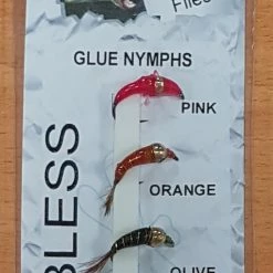 Cheap ⌛ Grando Flies Glue Nymphs Barbless Europack ❤️
