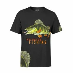 New 🤩 Fladen Greedy Perch Predator Fishing T-Shirt 👏