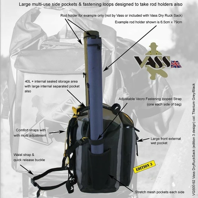 Promo ๐งจ Vass Dry Fishing Ruck Sack Edition 3 ๐ 9 Promo ๐งจ Vass Dry Fishing Ruck Sack Edition 3 ๐ - Image 9
