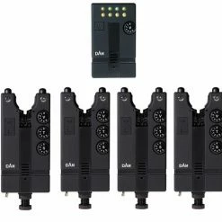 Cheapest 🎉 DAM Hi-T Bite-Alarm Set 4+1 Blue/Yellow/Red/Green 🎉