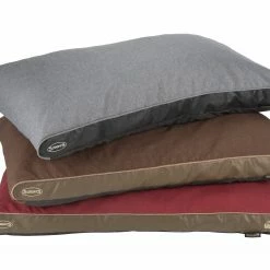 Budget 🎁 Scruffs Hilton Memory Foam Orthopaedic Pillow L 100 x 70 x 6cm Red 🤩